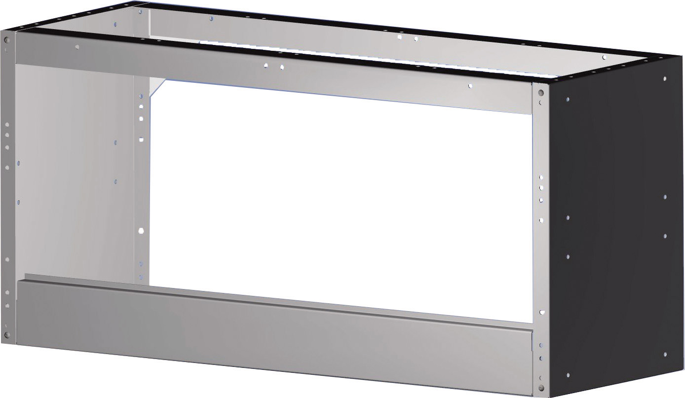 Unterbau offen hoch 100, 1014 x 360 x 402 mm, für Kofferklemmsystem Unterbau offen hoch 100, 1014 x 360 x 402 mm, für Kofferklemmsystem