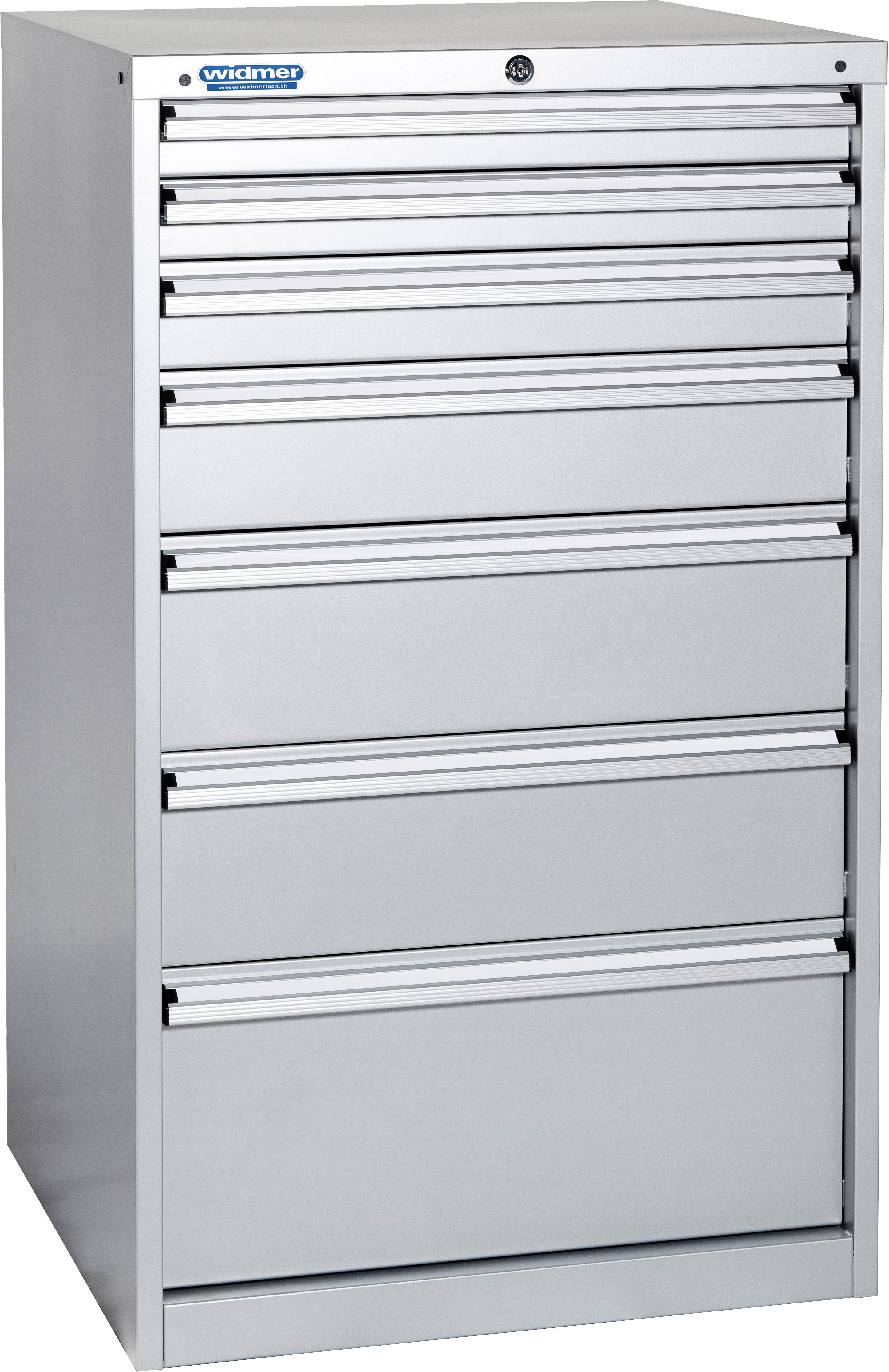 Schubladenschrank 1200x723x653 mm, mit 7 Schubladen, je 100 kg Tragkraft Schubladenschrank 1200x723x653 mm, mit 7 Schubladen, je 100 kg Tragkraft