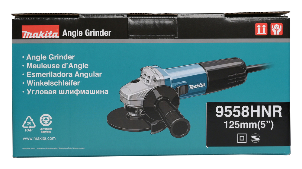 Elektrischrer Winkelschleifer, Makita 9558HNRGX1 Elektrischrer Winkelschleifer, Makita 9558HNRGX1