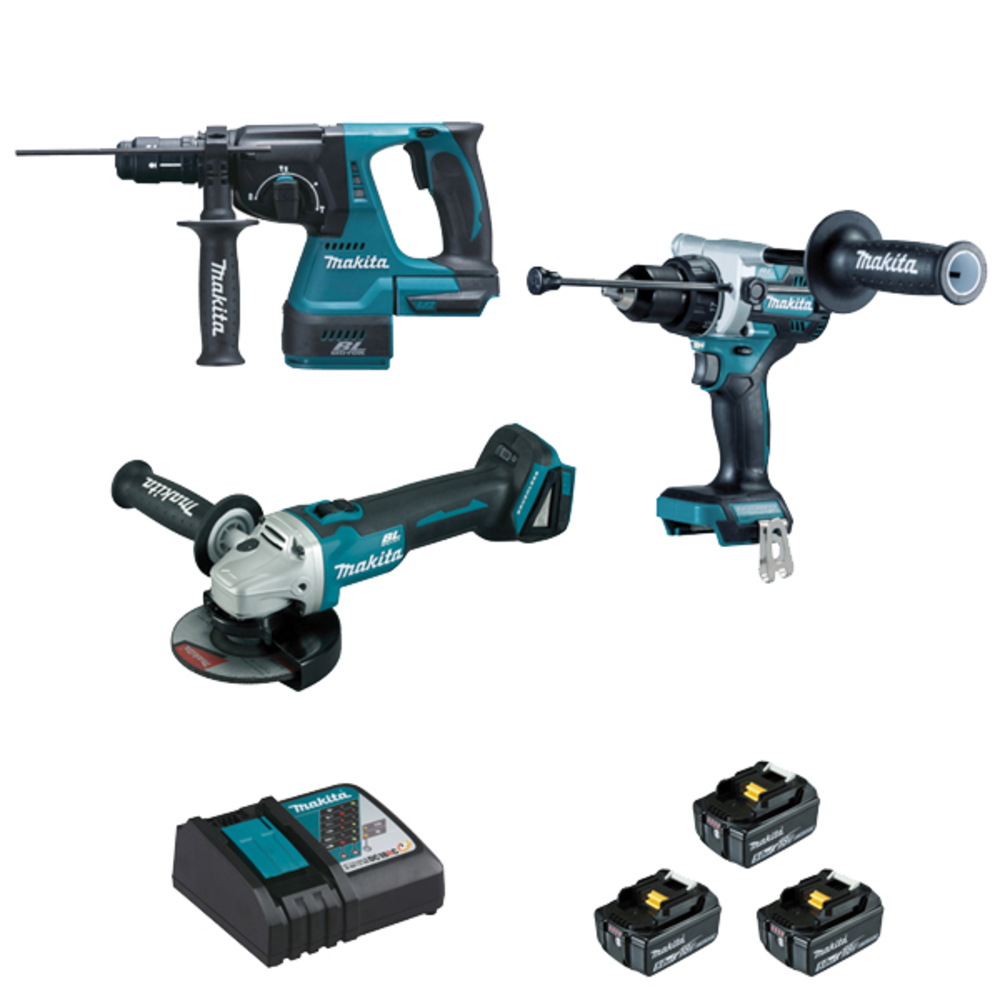 SET 3 Maschinen LXT, Makita DLX3157TJ SET 3 Maschinen LXT, Makita DLX3157TJ