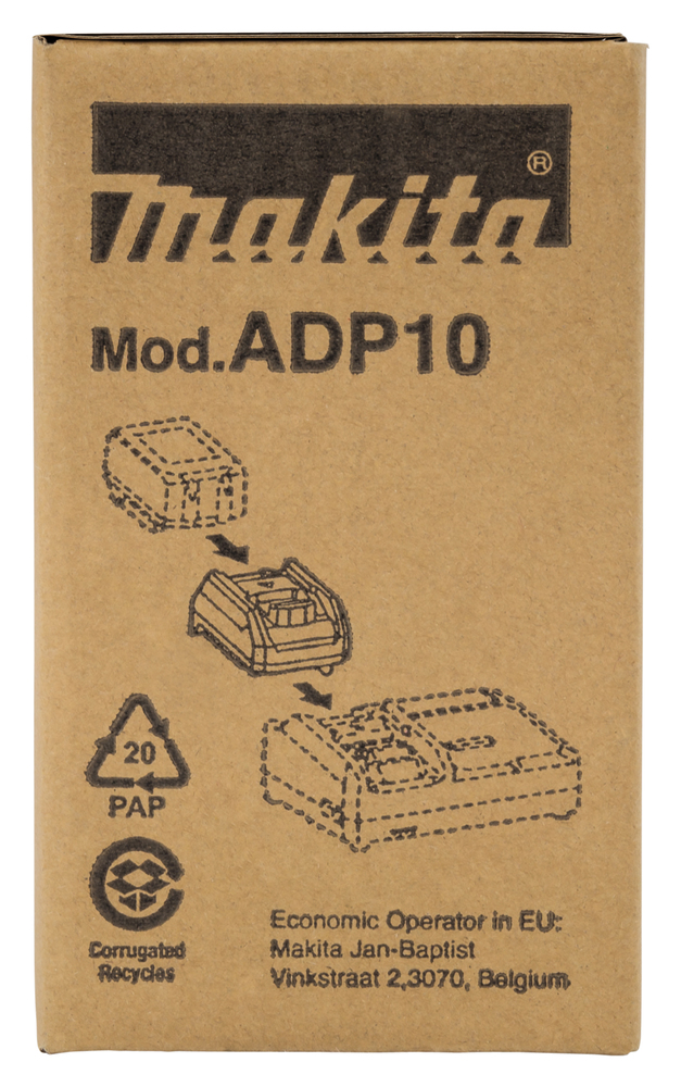 Akku-Adapter ADP10 XGT>LXT, Makita 191C10-7 Akku-Adapter ADP10 XGT>LXT, Makita 191C10-7