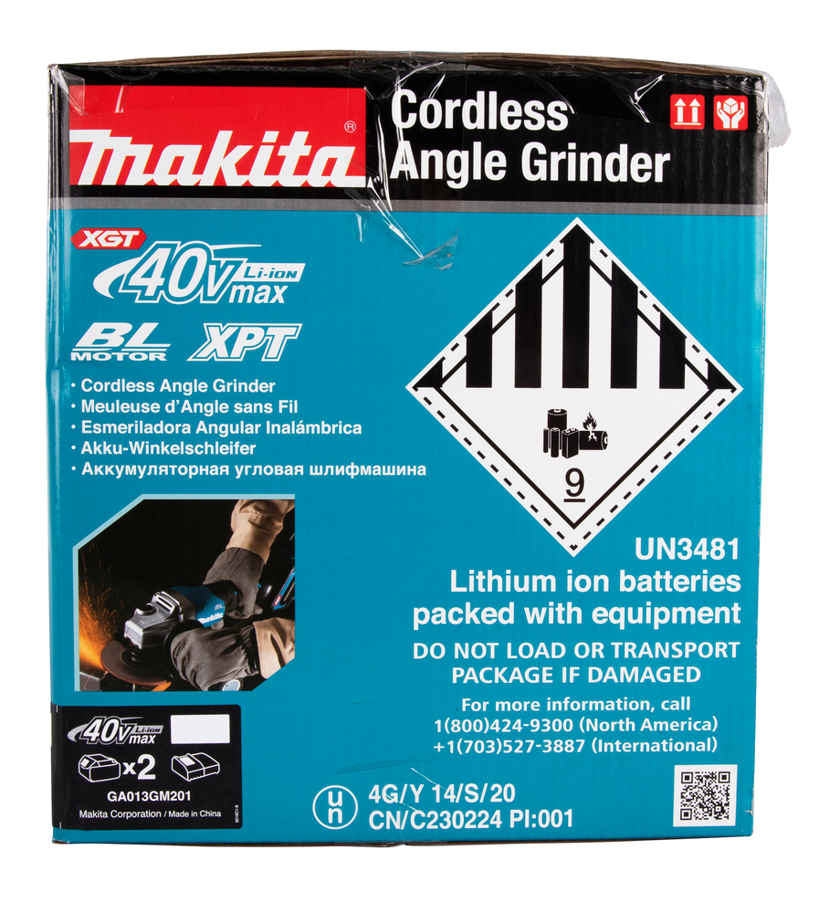 Akku-Winkelschleifer XGT, Makita GA013GM201 Akku-Winkelschleifer XGT, Makita GA013GM201