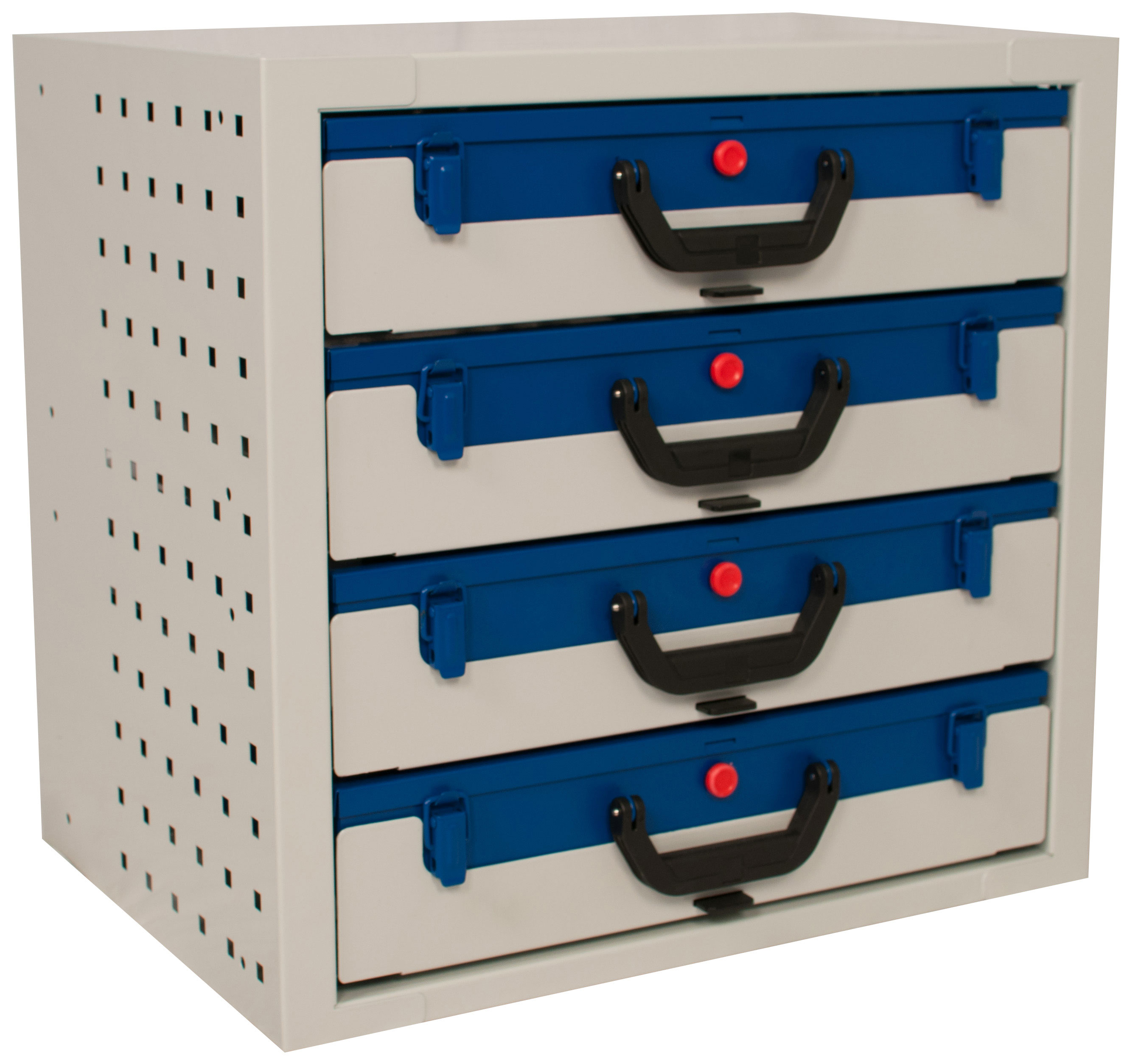 Kofferschrank LK54.4 Set, inkl. 4 Schubladen, inkl. Koffer, 507 x 360 x 483 mm Kofferschrank LK54.4 Set, inkl. 4 Schubladen, inkl. Koffer, 507 x 360 x 483 mm