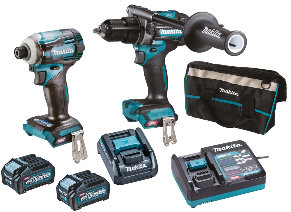 SET Akku-Schlagschrauber und Akku-Schlagbohrschrauber XGT, Makita DK0114G201 SET Akku-Schlagschrauber und Akku-Schlagbohrschrauber XGT, Makita DK0114G201
