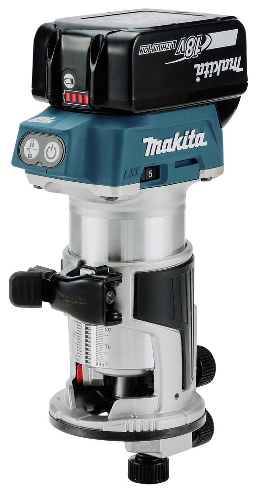Akku-Einhandfräse / Kantenfräse LXT, Makita DRT50TJX10 Akku-Einhandfräse / Kantenfräse LXT, Makita DRT50TJX10