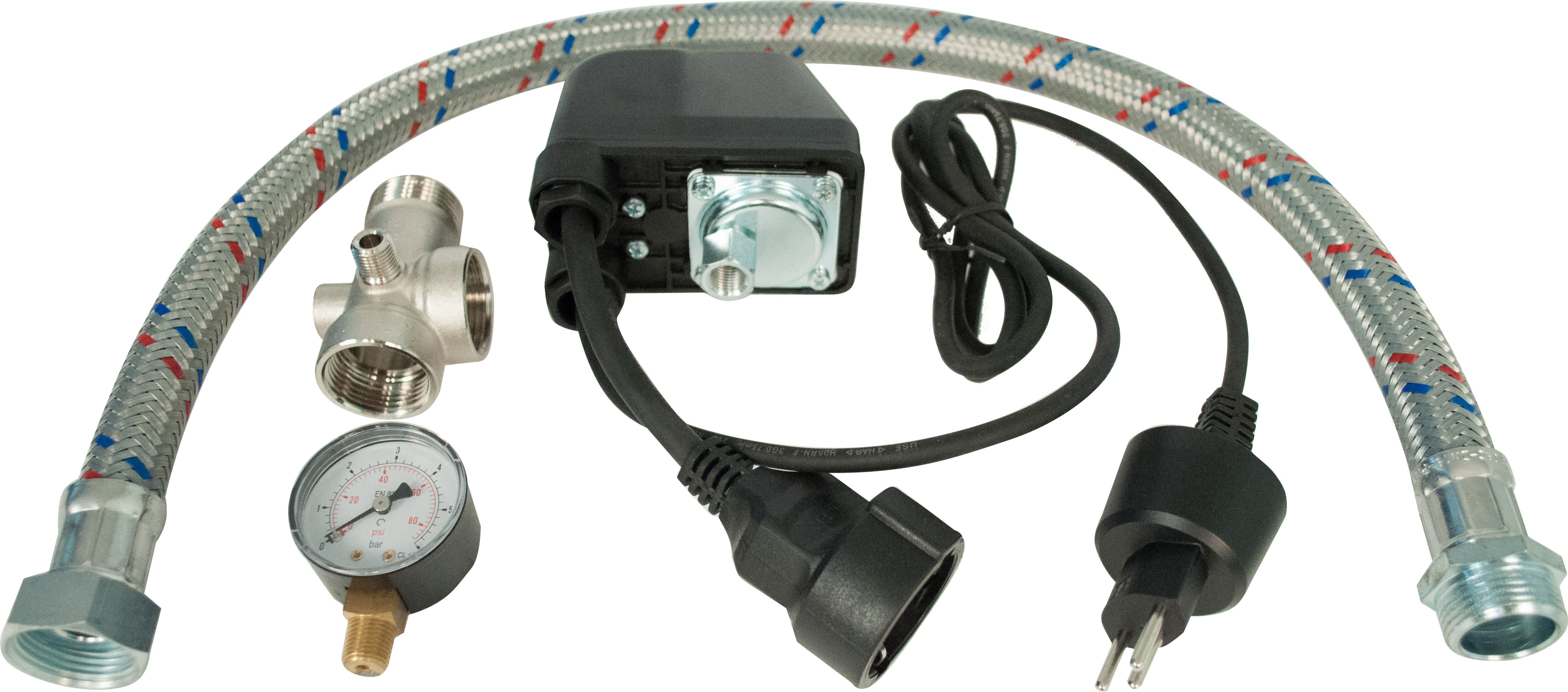 Druckschalter-Set zur Automatisierung von Pumpen, Druckschalter-Set zur Automatisierung von Pumpen,
