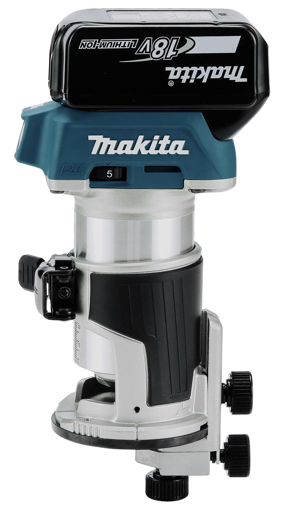 SET 18V Einhandfräse / Kantenfräse, Makita DRT50TJX11 SET 18V Einhandfräse / Kantenfräse, Makita DRT50TJX11