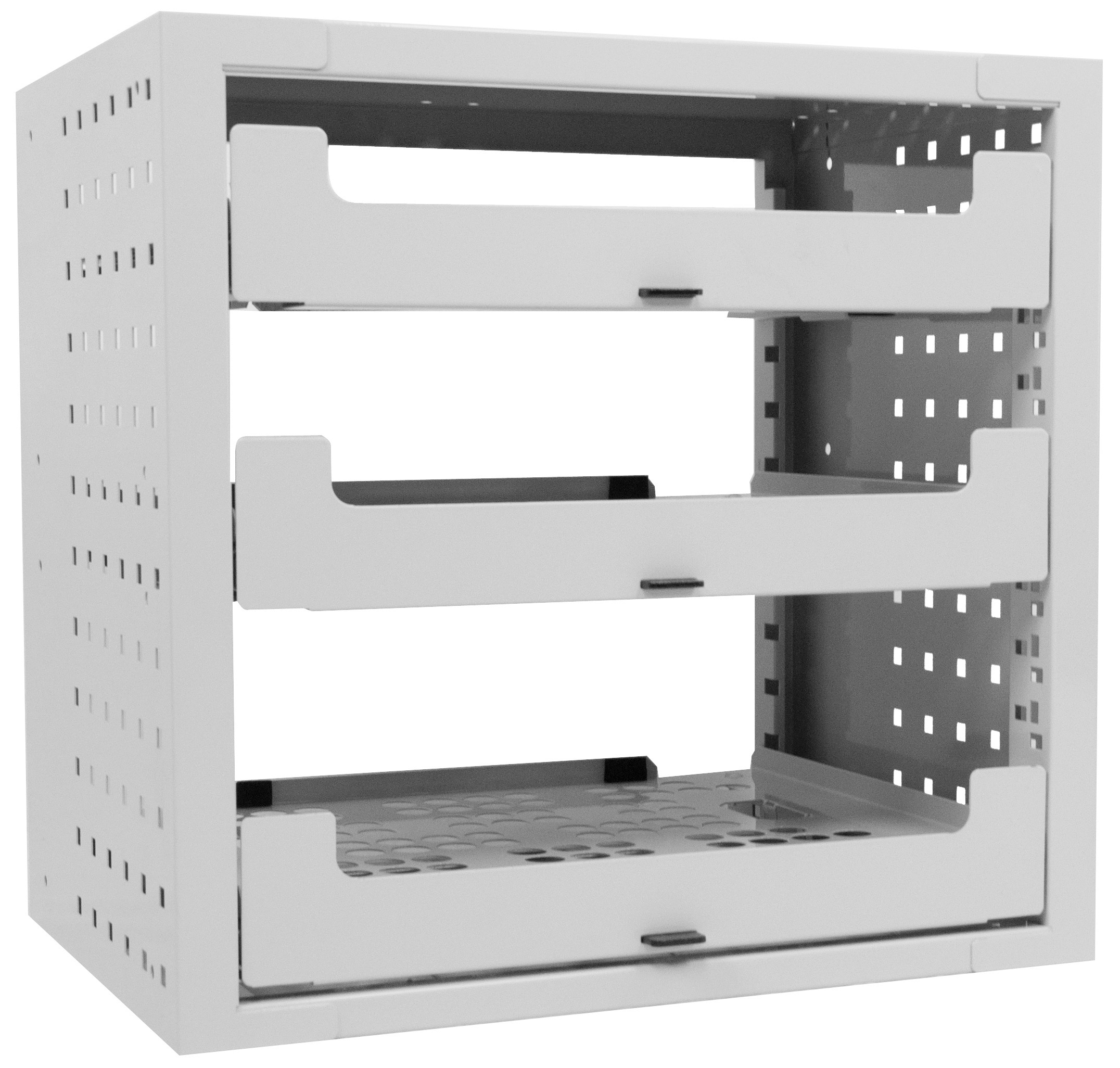 Kofferschrank LK54.32, 3 Schubladen ohne Koffer, 507 x 360 x 483 mm Kofferschrank LK54.32, 3 Schubladen ohne Koffer, 507 x 360 x 483 mm