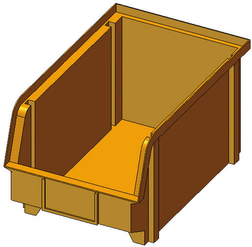 Sichtlagerboxen LK 3 gelb, 227 x 145 x 123 mm Sichtlagerboxen LK 3 gelb, 227 x 145 x 123 mm