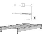 Fachboden für Variant/Master 830x2200, Tragkraft 1620 kg Fachboden für Variant/Master 830x2200, Tragkraft 1620 kg