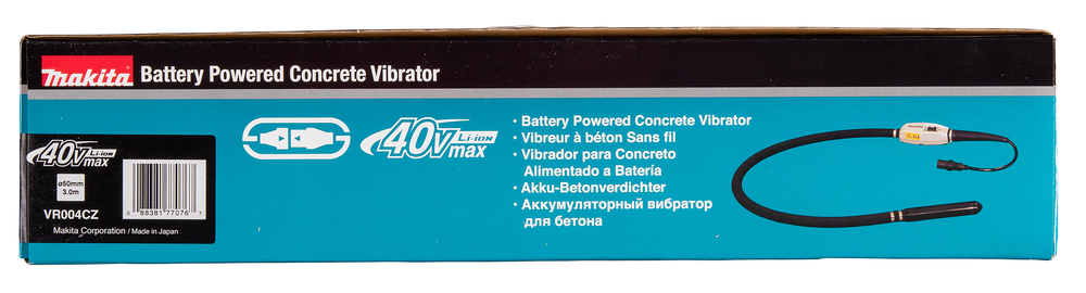 Akku-Betonverdichter 36V mit Verbindungsstecker, Makita VR004CZ