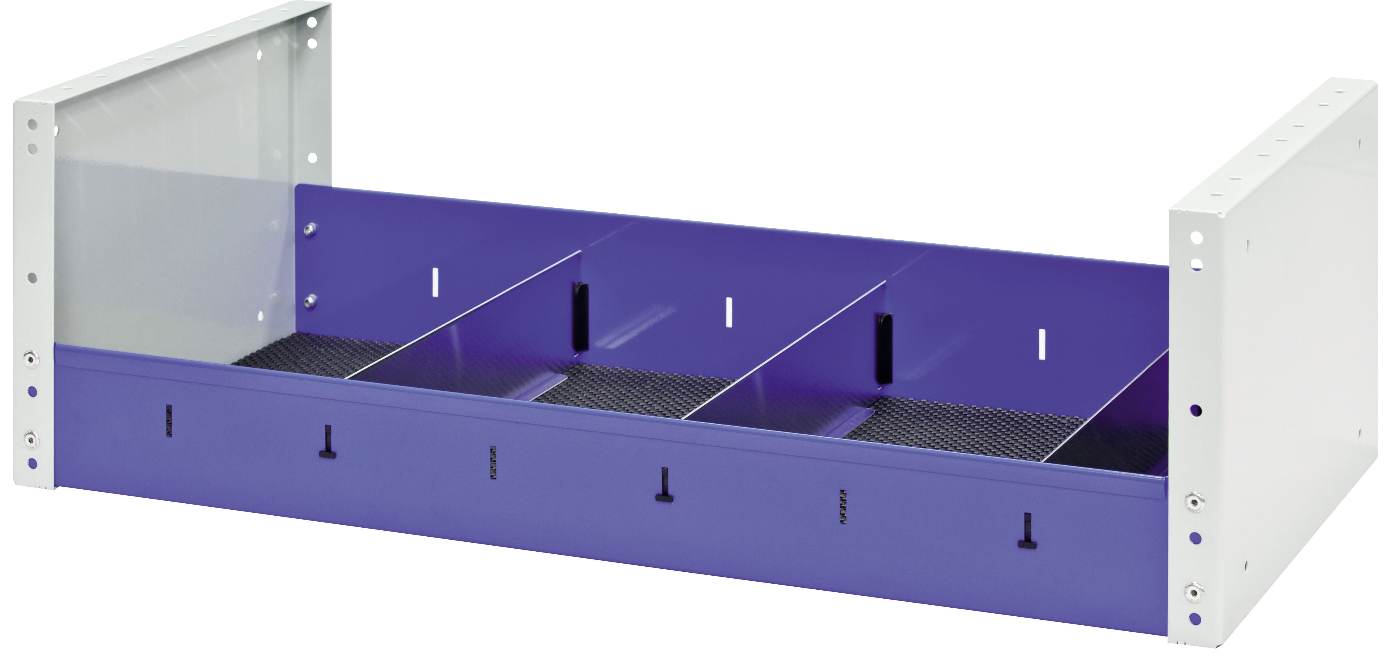 Muldenregal 1521 x 360 x 362 mm, 6 Trennbleche Muldenregal 1521 x 360 x 362 mm, 6 Trennbleche