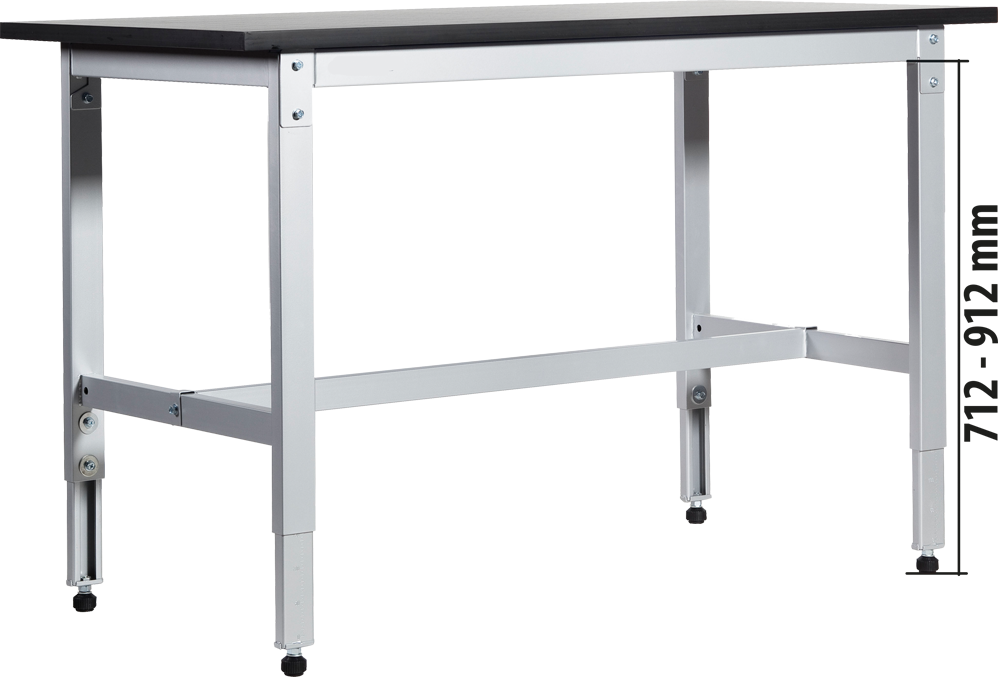 Arbeitstisch höhenverstellbar 2100 mm, Tragkraft 400 kg, Tiefe 750 mm Arbeitstisch höhenverstellbar 2100 mm, Tragkraft 400 kg, Tiefe 750 mm