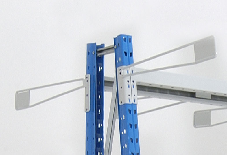 Etikettenhalter VR D6 links L350 mm, am Rahmen montiert, RAL7035 Etikettenhalter VR D6 links L350 mm, am Rahmen montiert, RAL7035