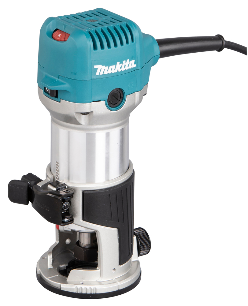 Elektrische Einhandfräse / Kantenfräse , 710 W, Makita RT0702CJ Elektrische Einhandfräse / Kantenfräse , 710 W, Makita RT0702CJ
