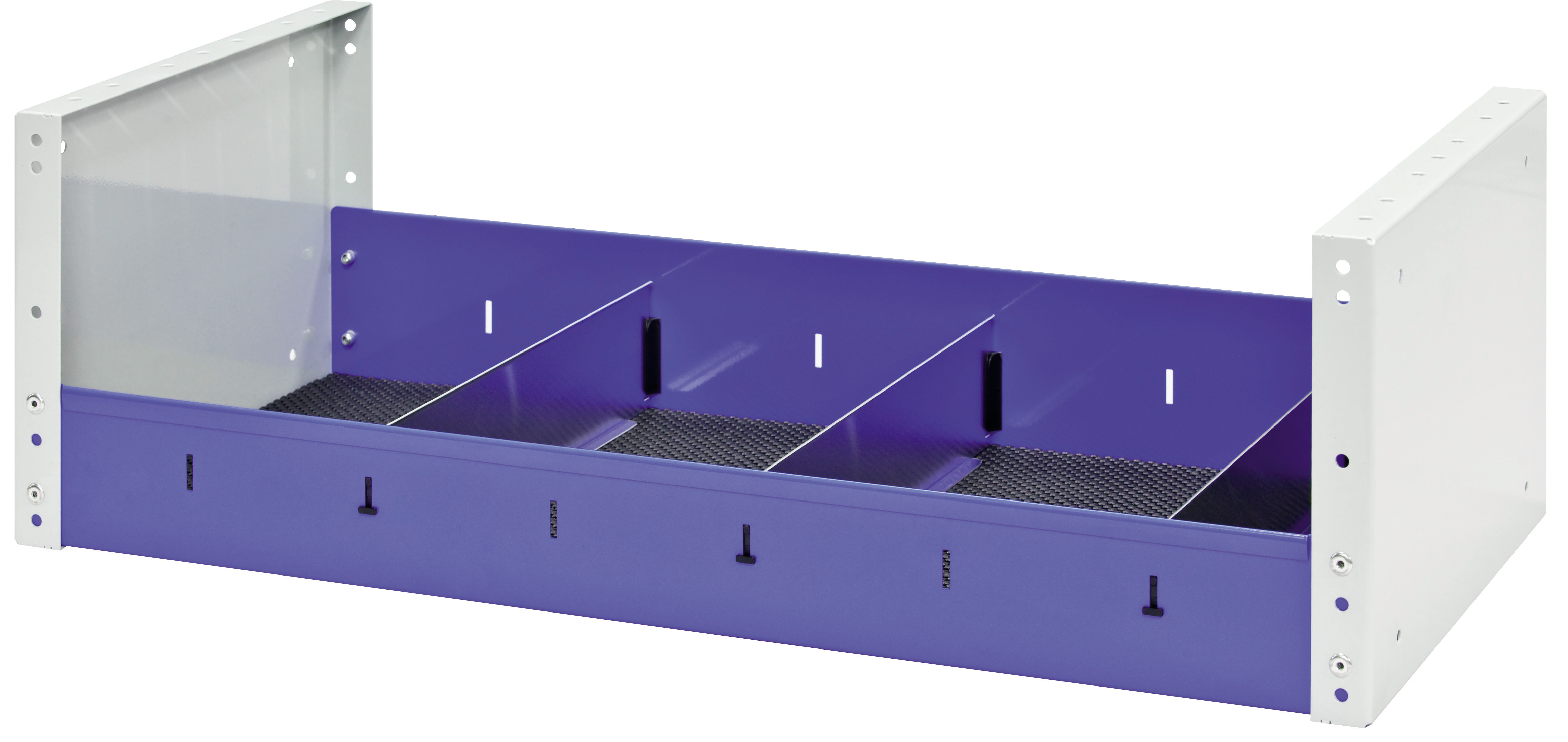 Muldenregal 1521 x 360 x 483 mm, 6 Trennbleche Muldenregal 1521 x 360 x 483 mm, 6 Trennbleche