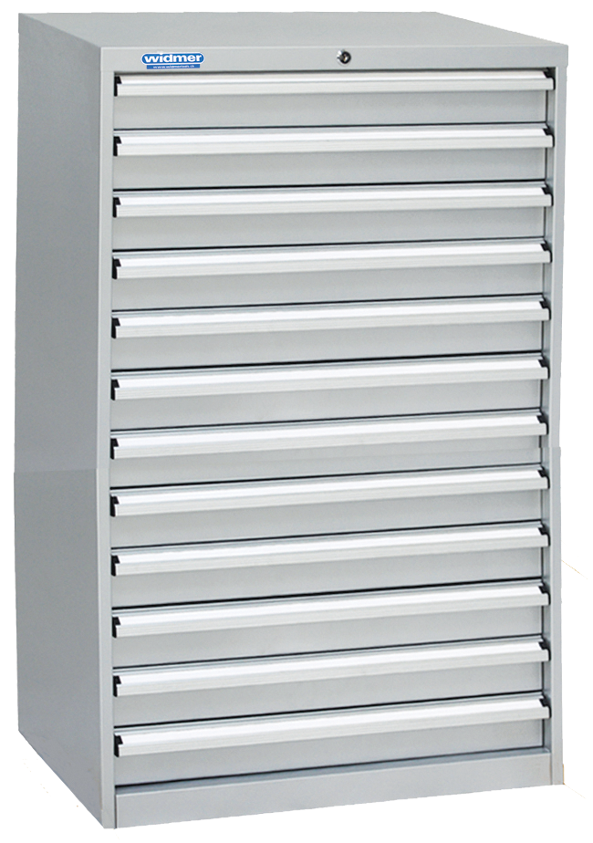 Schubladenschrank 1000x565x653 mm, mit 12 Schubladen, je 100 kg Tragkraft Schubladenschrank 1000x565x653 mm, mit 12 Schubladen, je 100 kg Tragkraft