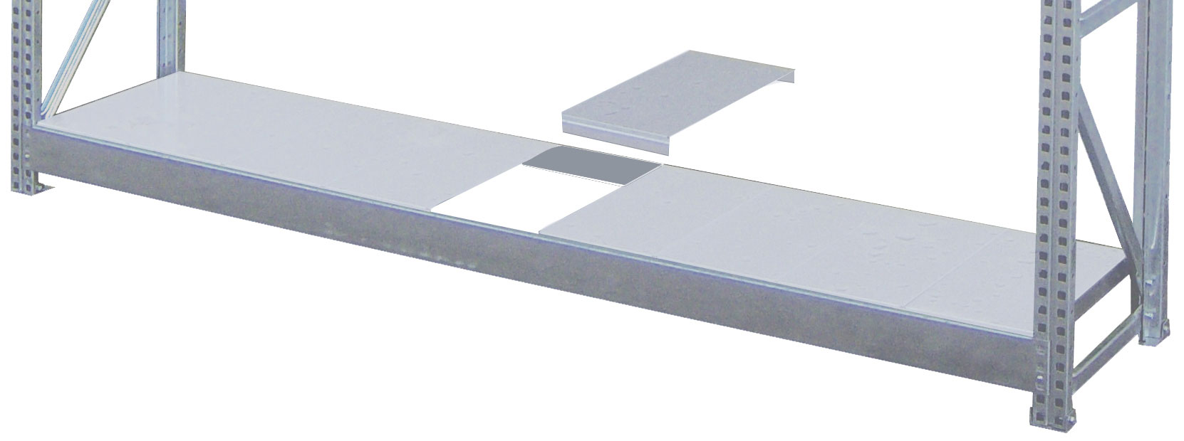 Einlegeboden WS 1800 x 400 mm verzinkt, zu Weitspannregal Einlegeboden WS 1800 x 400 mm verzinkt, zu Weitspannregal