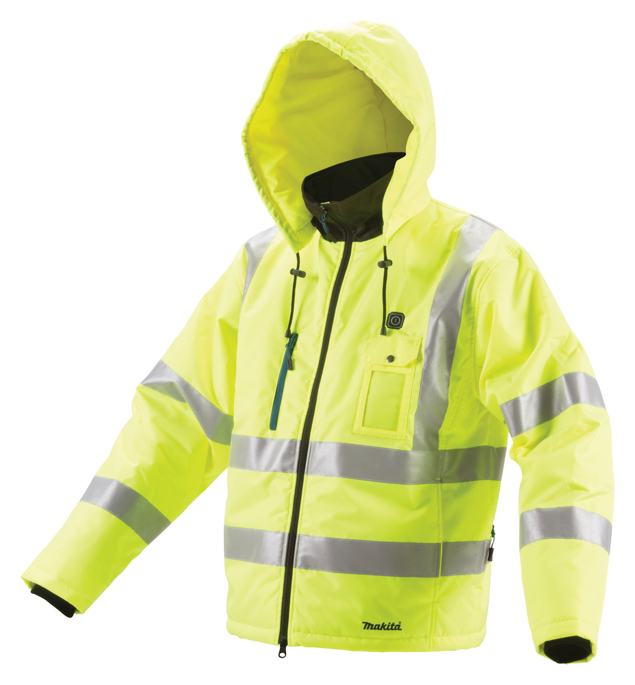 Akku-Heizbare und gut sichtbare Jacke LXT, L, Makita DCJ206ZL Akku-Heizbare und gut sichtbare Jacke LXT, L, Makita DCJ206ZL