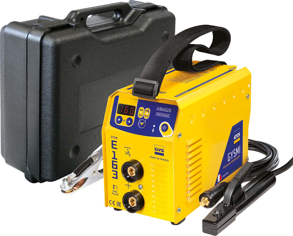 Inverter-Schweissgerät, Gysmi E163, 230V, 10 - 160 A Inverter-Schweissgerät, Gysmi E163, 230V, 10 - 160 A