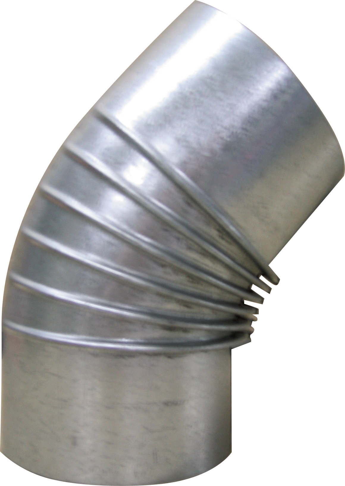 Kaminrohrbogen 45 Grad, d=150, Stahl rostfrei Kaminrohrbogen 45 Grad, d=150, Stahl rostfrei