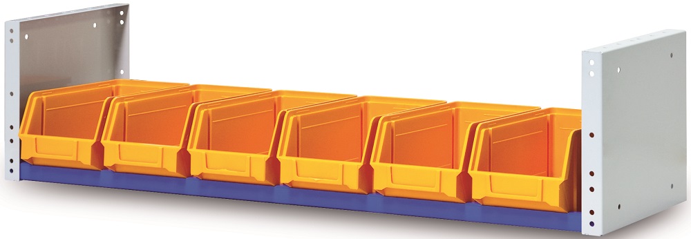 Boxenregal SS 125.5, 1268 x 360 x 241 mm, 5 Boxen Boxenregal SS 125.5, 1268 x 360 x 241 mm, 5 Boxen
